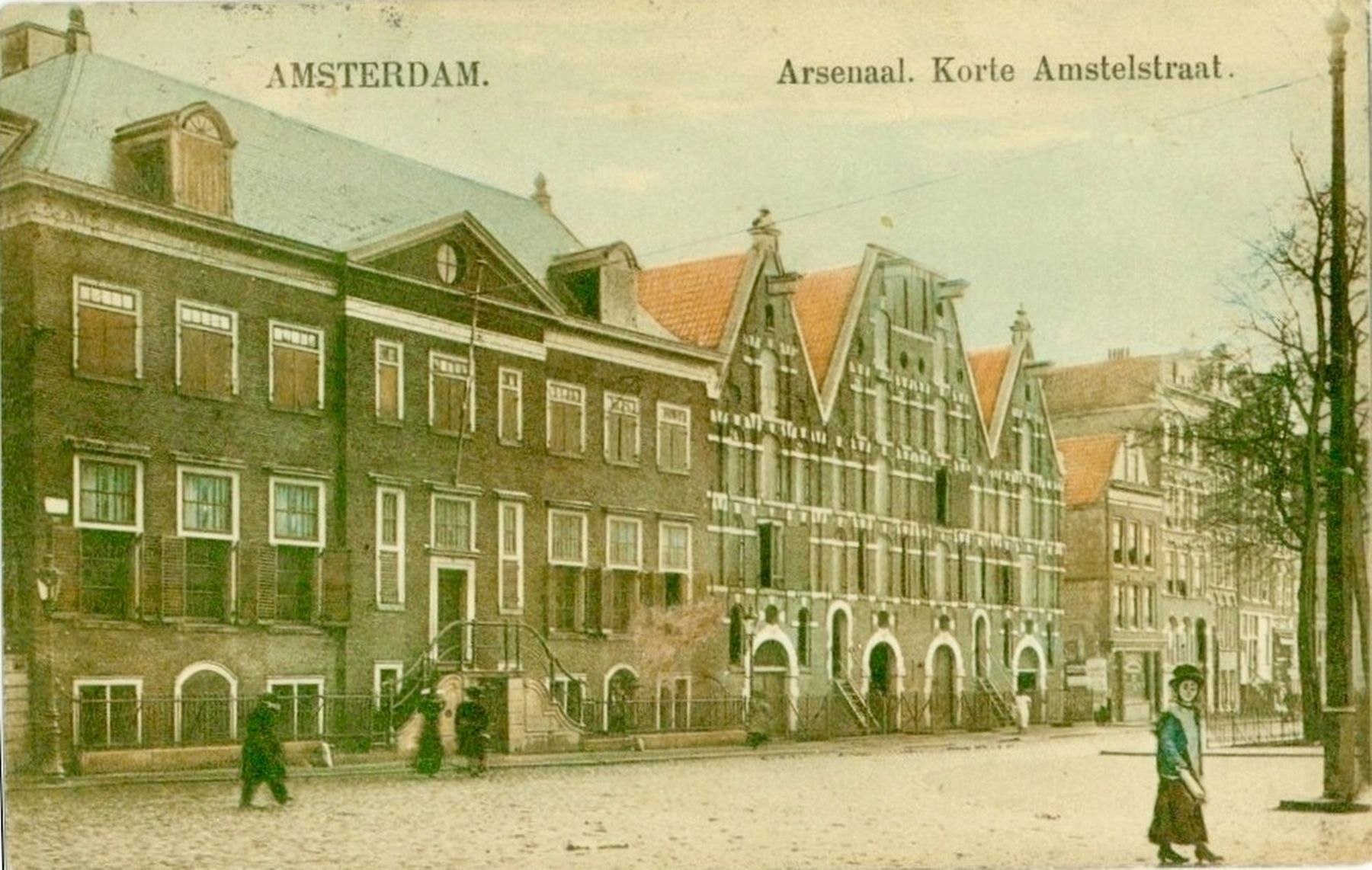 <i>Amsterdam. Arsenaal. Korte Amstelstraat.</i> image. Click for full size.