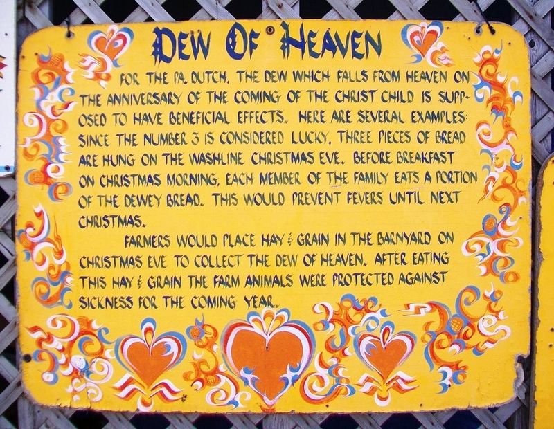 Dew of Heaven Marker image. Click for full size.