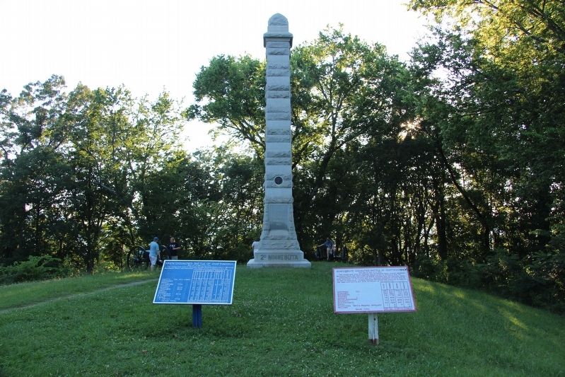 Union Casualties Marker. Click for full size. Union Casualties Marker image. Click for full size.
