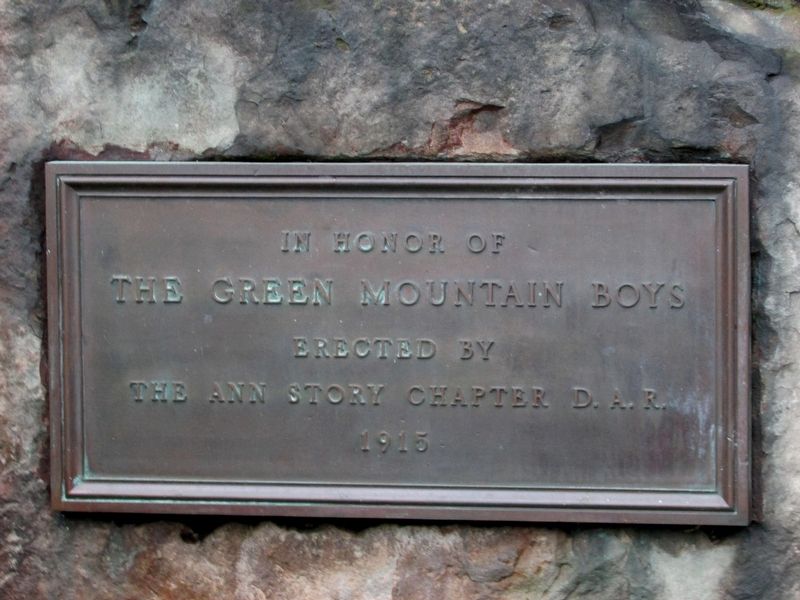 Green Mountain Boys Marker image. Click for full size.