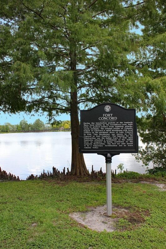 Fort Concord Marker. Click for full size. Fort Concord Marker image. Click for full size.