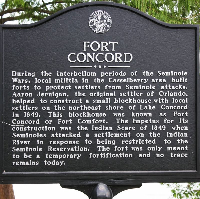 Fort Concord Marker image. Click for full size.