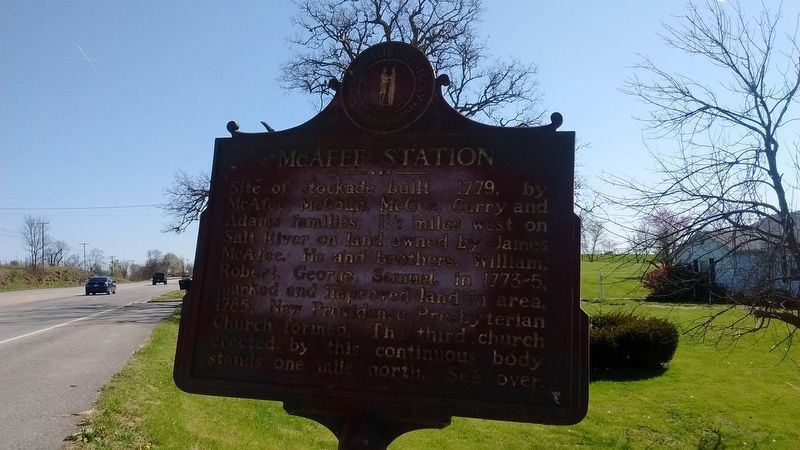 McAfee Station Marker image. Click for full size.