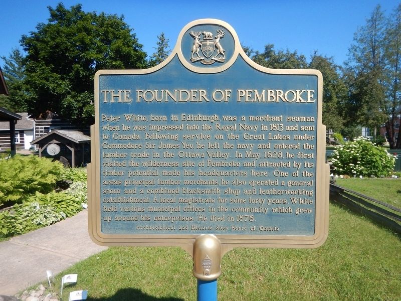 The Founder of Pembroke Marker image. Click for full size.