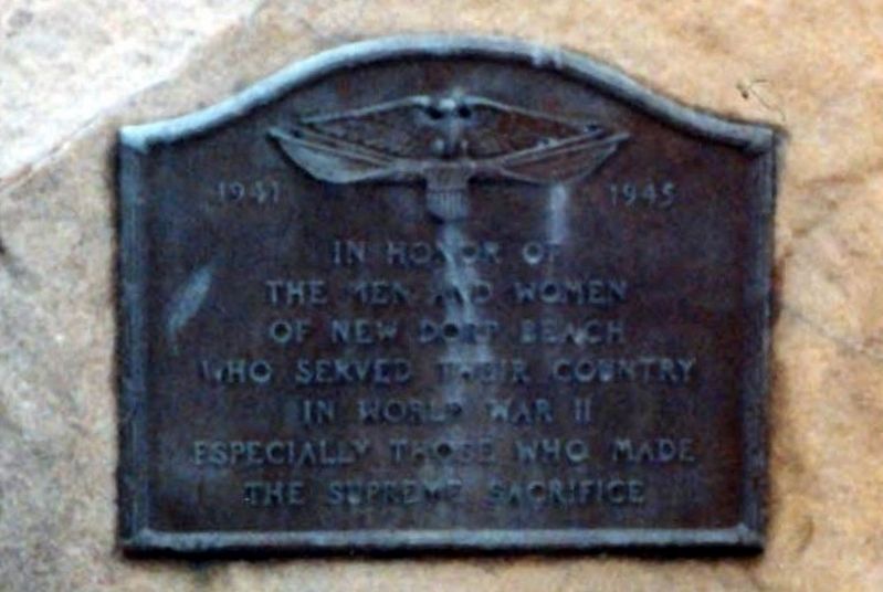 New Dorp Beach Memorial Marker. Click for full size. New Dorp Beach Memorial Marker image. Click for full size.