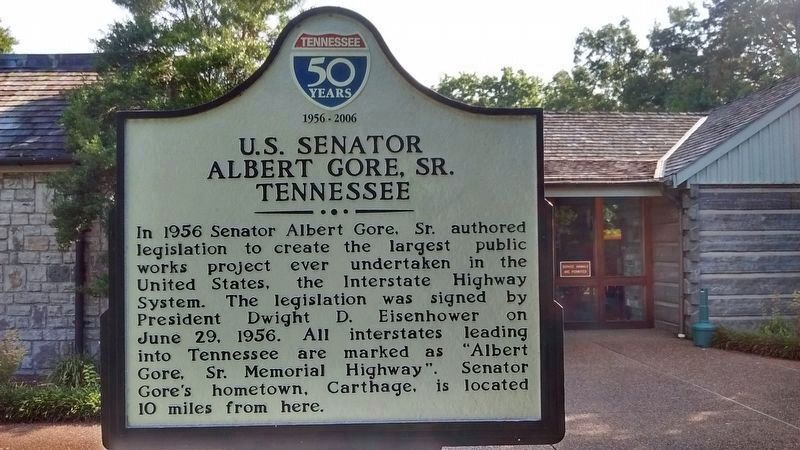 U.S. Senator Albert Gore, Sr. Marker image. Click for full size.