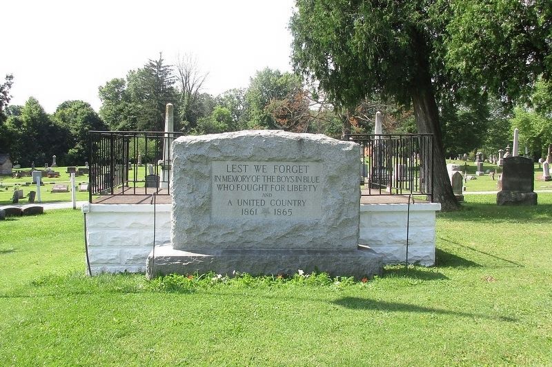 Morrow County Civil War Memorial Marker. Click for full size. Morrow County Civil War Memorial Marker image. Click for full size.
