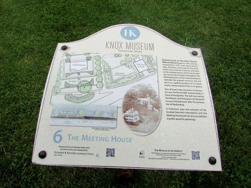 The Meeting House Marker. Click for full size. The Meeting House Marker image. Click for full size.