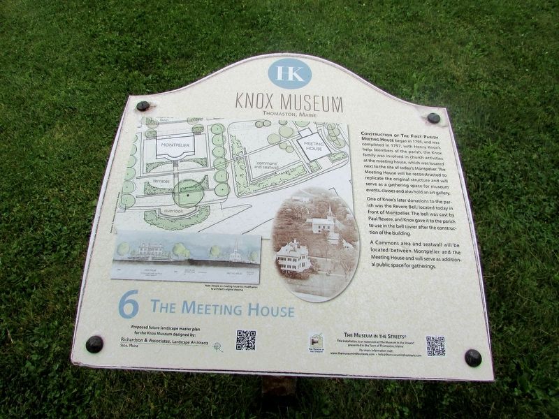 The Meeting House Marker image. Click for full size.