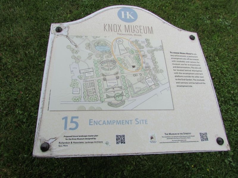Encampment Site Marker. Click for full size. Encampment Site Marker image. Click for full size.