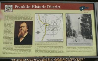 Franklin Historic District Marker image. Click for full size.