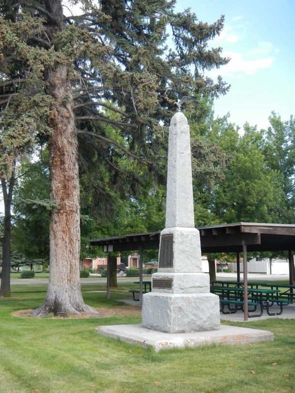 Pioneer Families Monument. Click for full size. Pioneer Families Monument image. Click for full size.