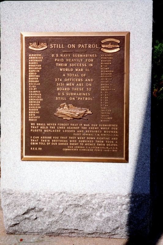 Still On Patrol Memorial image. Click for full size.