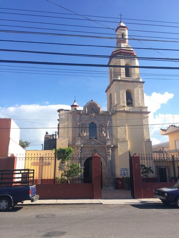 Temple of “San Francisquito” Marker. Click for full size. Temple of “San Francisquito” Marker image. Click for full size.
