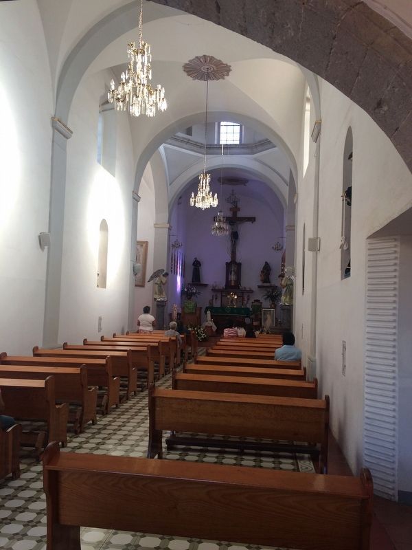 An interior view of the Temple of “San Francisquito”. Click for full size. An interior view of the Temple of “San Francisquito” image. Click for full size.