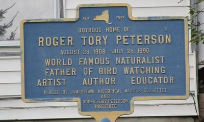 Roger Tory Peterson Marker. Click for full size. Roger Tory Peterson Marker image. Click for full size.