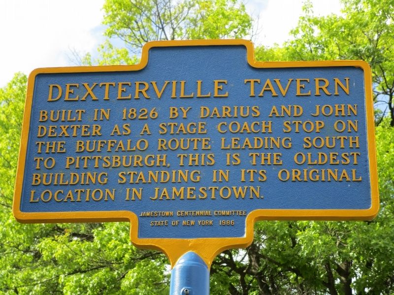 Dexterville Tavern Marker. Click for full size. Dexterville Tavern Marker image. Click for full size.
