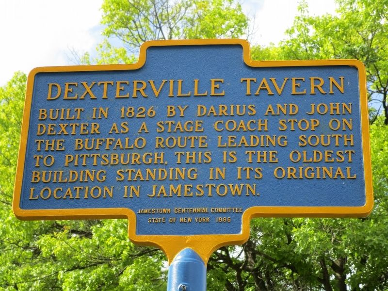 Dexterville Tavern Marker image. Click for full size.