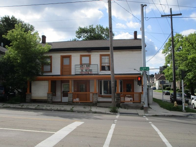 Dexterville Tavern & Marker. Click for full size. Dexterville Tavern & Marker image. Click for full size.