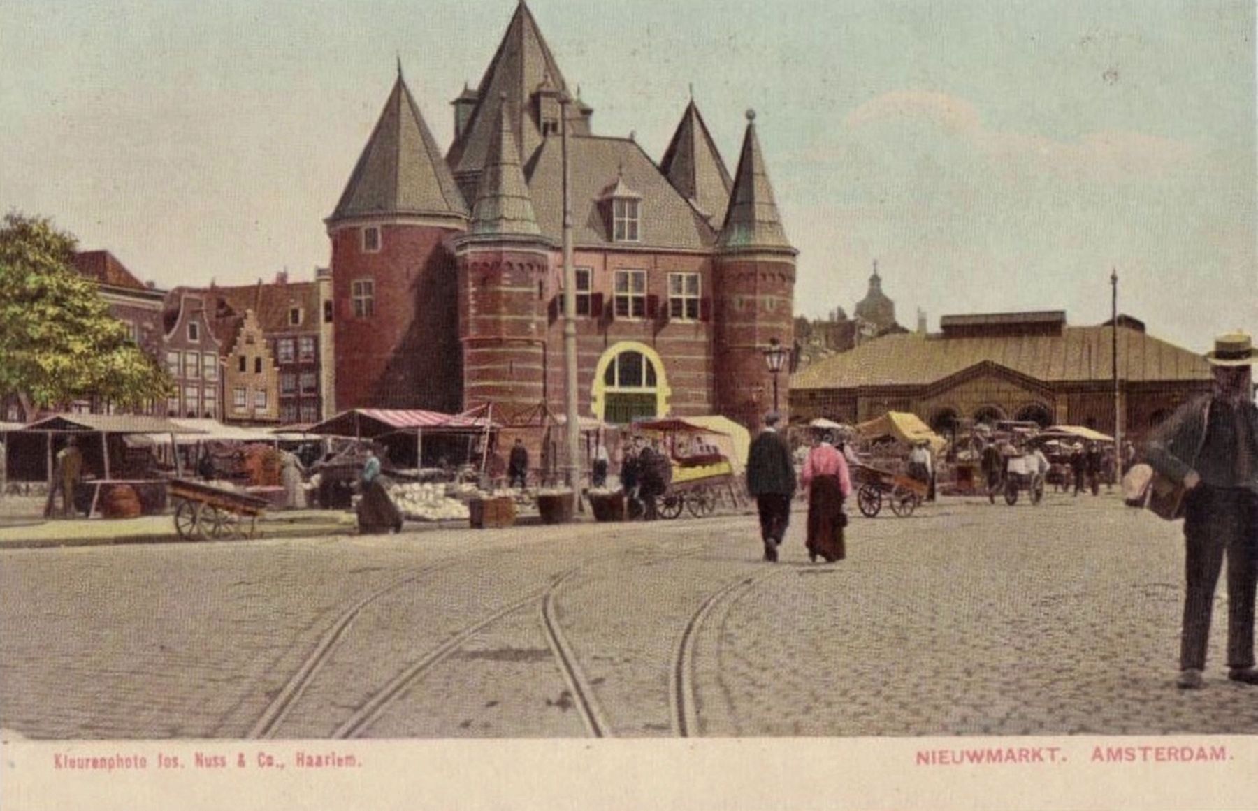 <i> Nieuwmarkt. Amsterdam.</i> image. Click for full size.