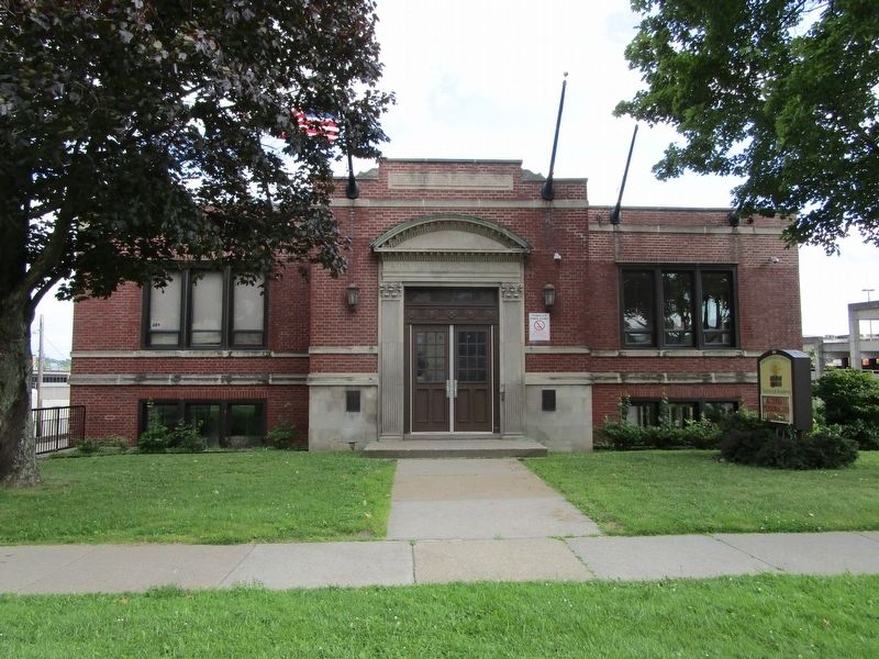 The Jamestown Academy Marker. Click for full size. The Jamestown Academy Marker image. Click for full size.