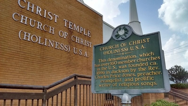 Church of Christ (Holiness) U.S.A. Marker image. Click for full size.