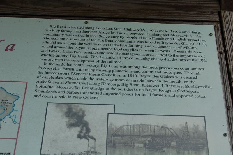 Big Bend: Development of a Community Marker image. Click for full size.