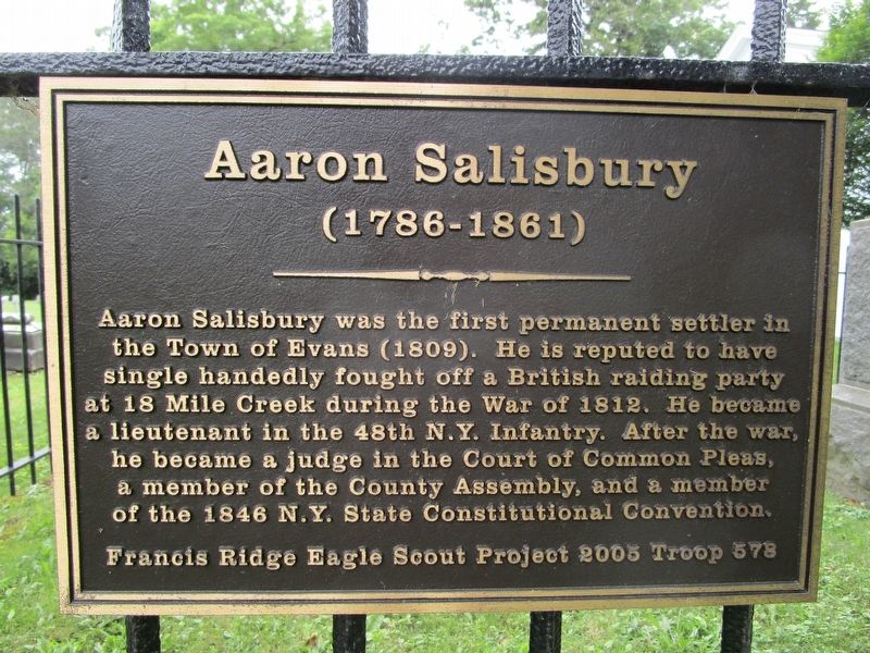 Aaron Salisbury Marker image. Click for full size.