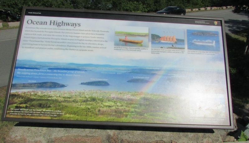 Ocean Highways Marker. Click for full size. Ocean Highways Marker image. Click for full size.