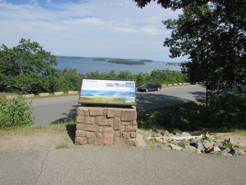 Ocean Highways Marker. Click for full size. Ocean Highways Marker image. Click for full size.