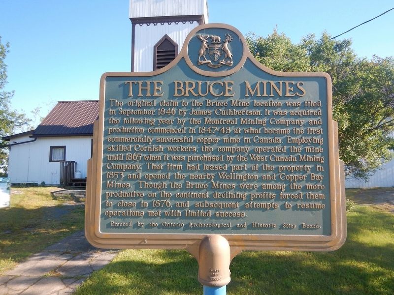 The Bruce Mines Marker image. Click for full size.
