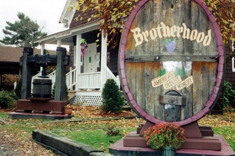 On the Brotherhood Winery grounds image. Click for full size.