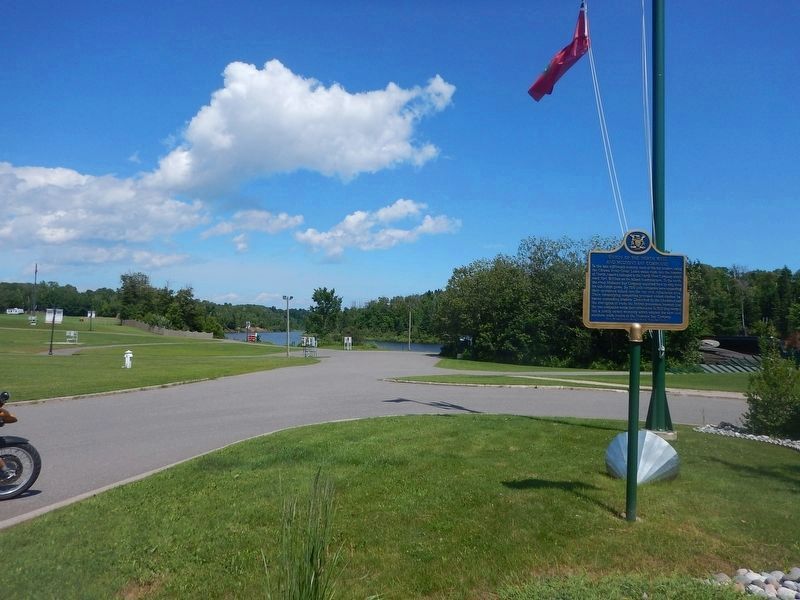 Wideview of Union of the North West and Hudson's Bay Companies Marker. Click for full size. Wideview of Union of the North West and Hudson's Bay Companies Marker image. Click for full size.