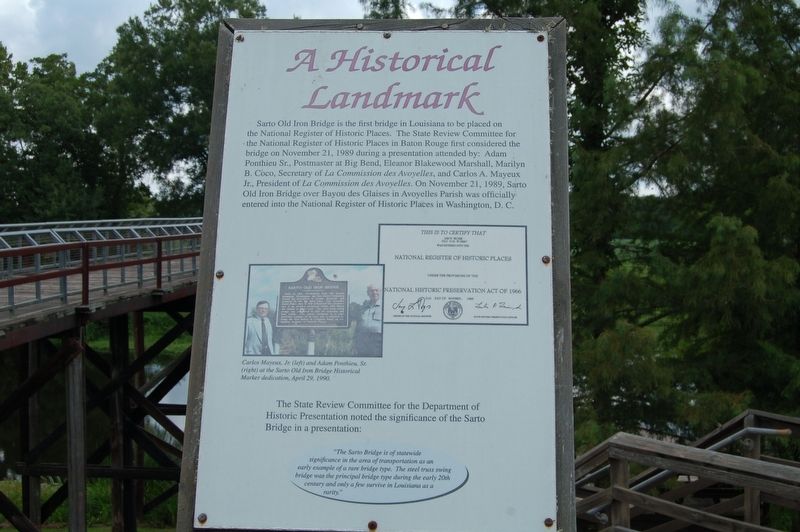 A Historic Landmark Marker image. Click for full size.