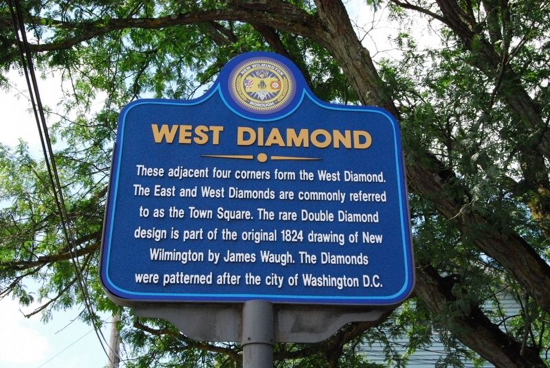 West Diamond Marker image. Click for full size.