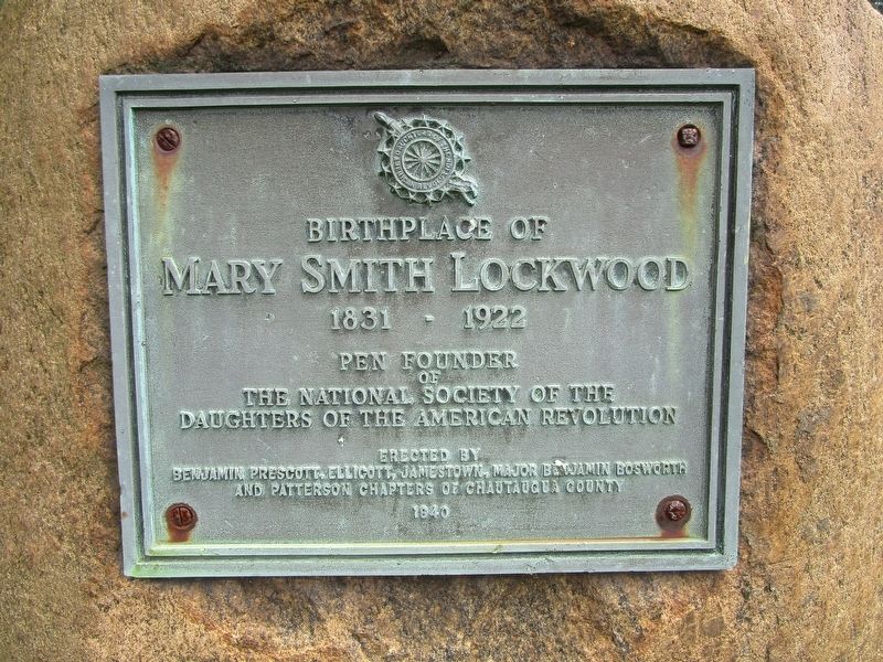 Birthplace of Mary Smith Lockwood Marker image. Click for full size.