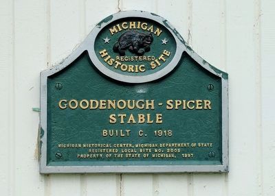 Goodenough - Spicer Stable Marker image. Click for full size.