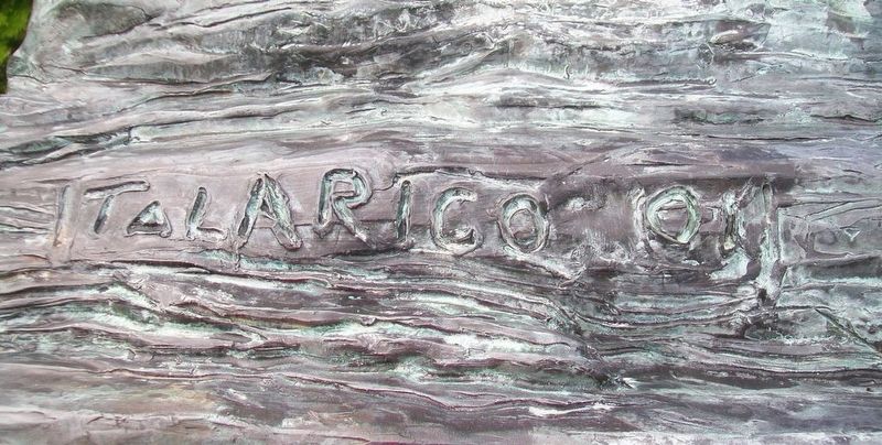 A Tribute to Anthracite Coal Miners Sculptor's Mark. Click for full size. A Tribute to Anthracite Coal Miners Sculptor's Mark image. Click for full size.