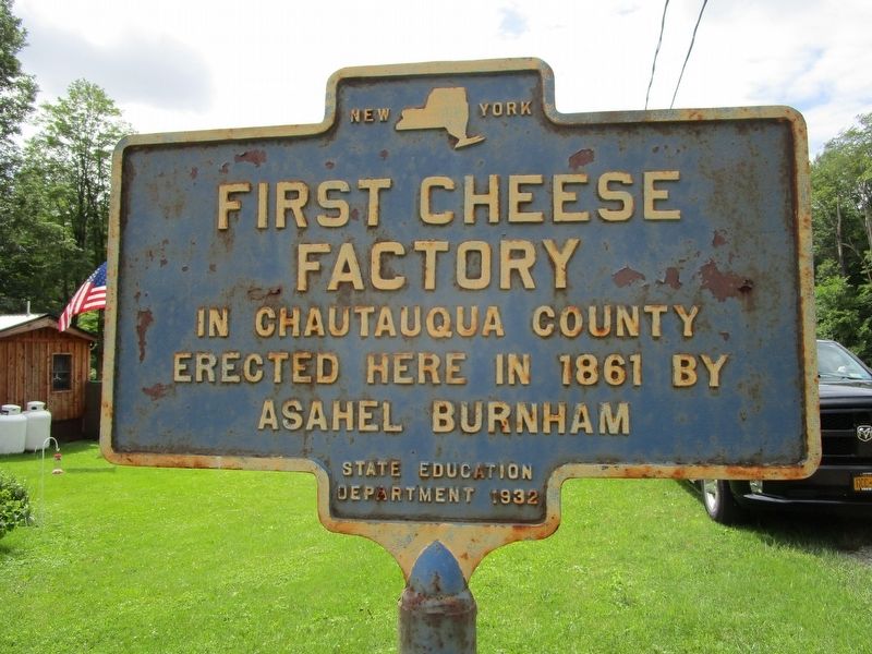 First Cheese Factory Marker image. Click for full size.
