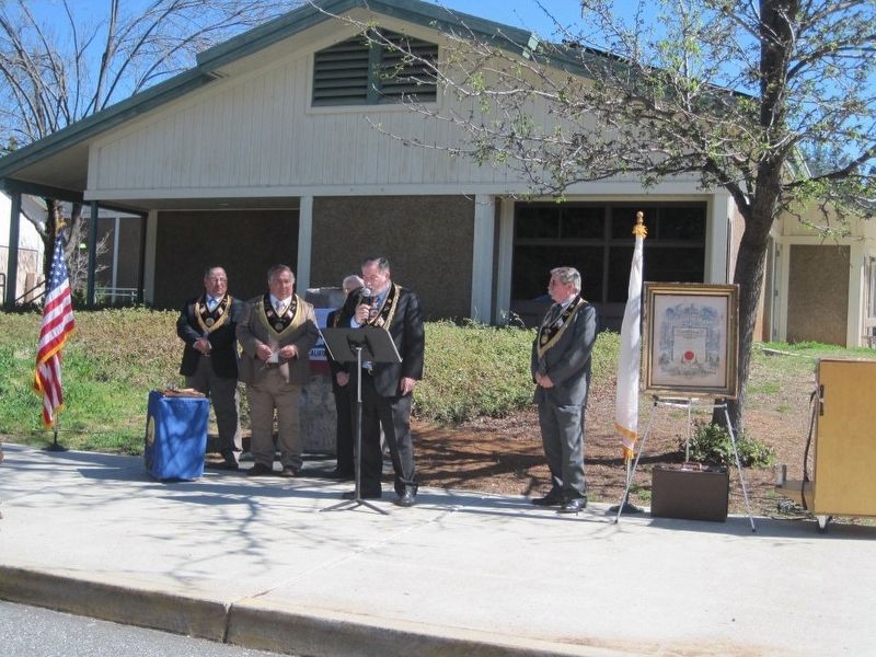 Union Hill School Marker Dedication image. Click for full size.