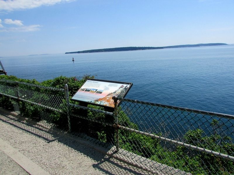 Marker in Acadia National Park. Click for full size. Marker in Acadia National Park image. Click for full size.