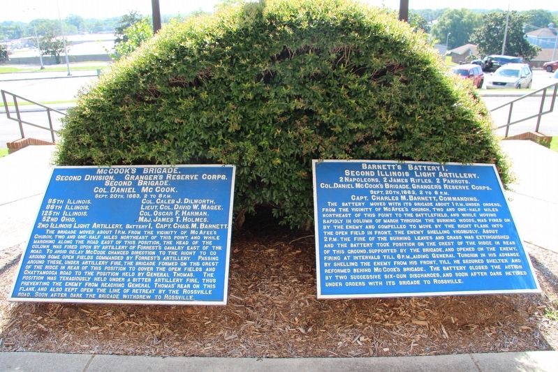 McCook's Brigade Marker image. Click for full size.