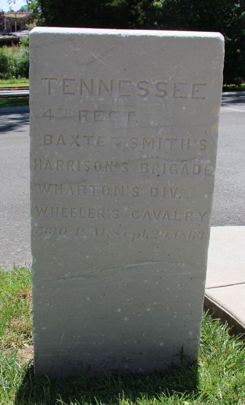 4th Tennessee Cavalry Marker image. Click for full size.