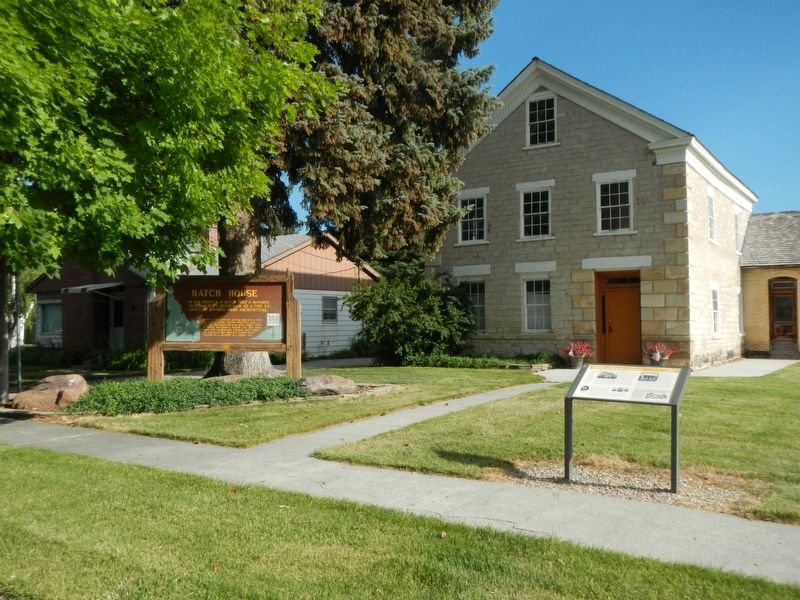 The Hatch House and Lorenzo Hill Hatch & John Doney Houses Marker. Click for full size. The Hatch House and Lorenzo Hill Hatch & John Doney Houses Marker image. Click for full size.