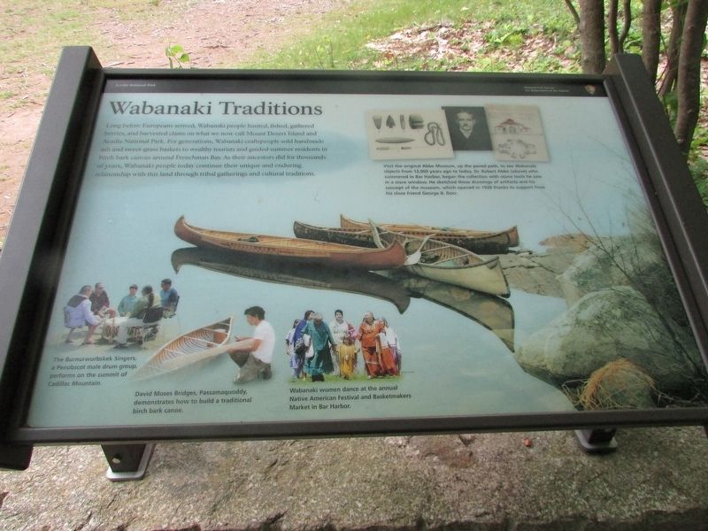 Wabanaki Traditions Marker image. Click for full size.