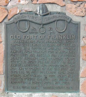 Old Fort of Franklin Marker image. Click for full size.