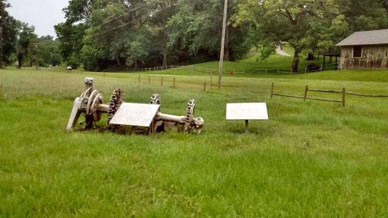 Paddle Wheel of the Confederate Transport Charm Marker. Click for full size. Paddle Wheel of the Confederate Transport Charm Marker image. Click for full size.