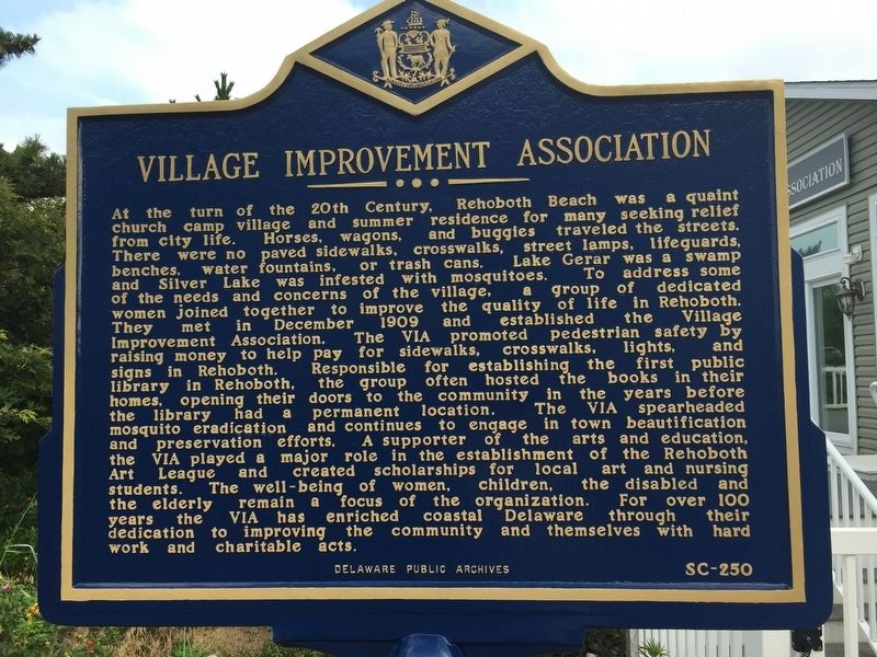 Village Improvement Association Marker image. Click for full size.