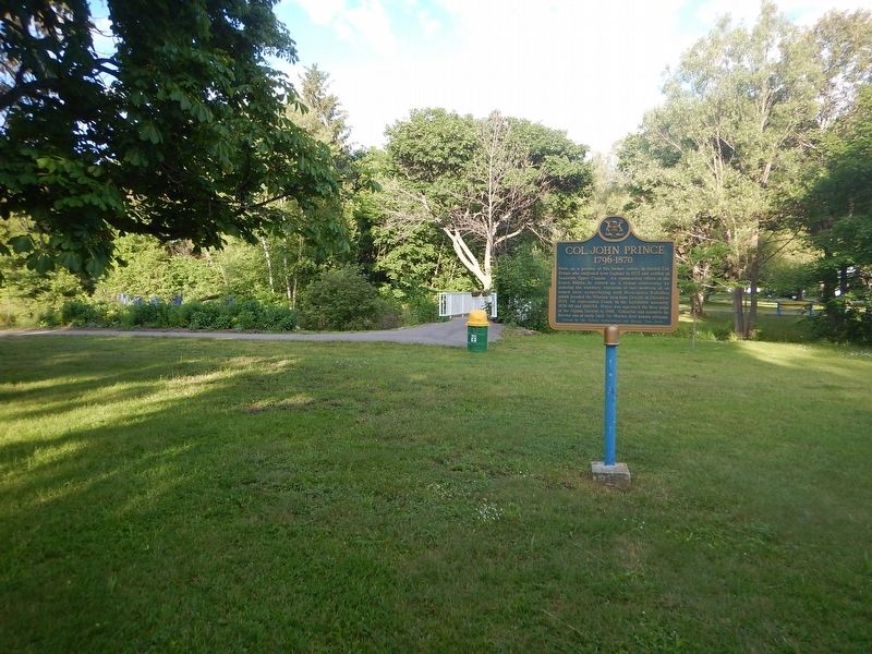 Wideview of Col. John Prince Marker. Click for full size. Wideview of Col. John Prince Marker image. Click for full size.
