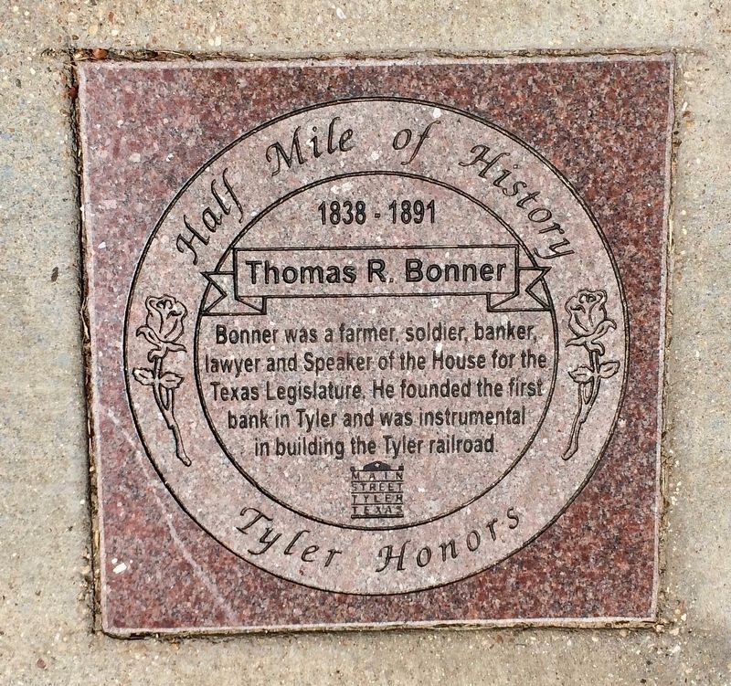 Thomas R. Bonner Marker image. Click for full size.